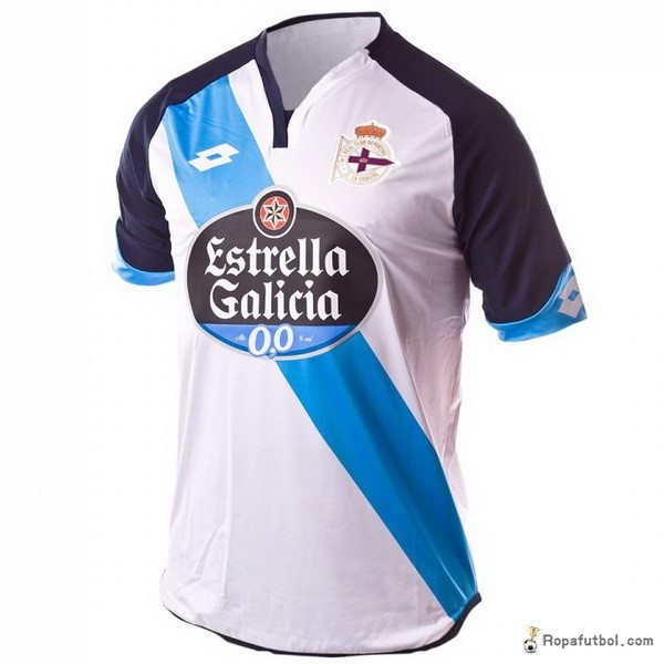 Camiseta Deportivo de La Coruña Replica Segunda Ropa 2016/17 Blanco